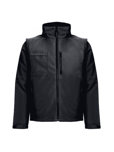 THC ASTANA. Giacca imbottita in poliestere (unisex) - Nero THC ASTANA. Giacca imbottita in poliestere (unisex) - Nero