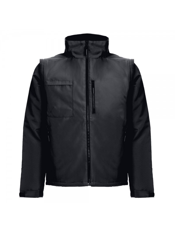 THC ASTANA. Giacca imbottita in poliestere (unisex) - Nero THC ASTANA. Giacca imbottita in poliestere (unisex) - Nero