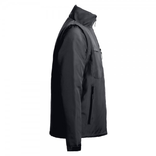 THC ASTANA. Giacca imbottita in poliestere (unisex) - Nero