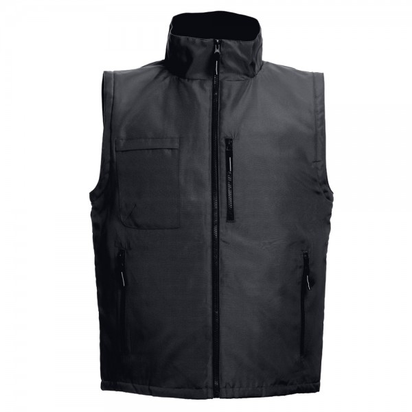 THC ASTANA. Giacca imbottita in poliestere (unisex) - Nero