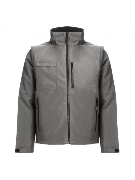 THC ASTANA. Giacca imbottita in poliestere (unisex) - Grigio THC ASTANA. Giacca imbottita in poliestere (unisex) - Grigio