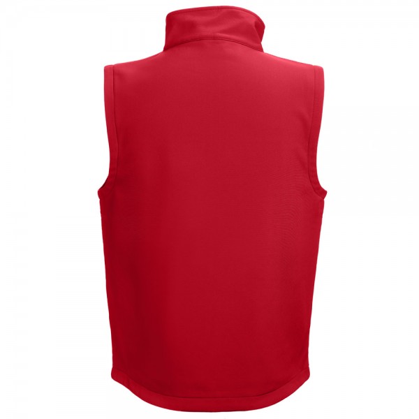 THC BAKU. Gilet softshell unisex - Rosso