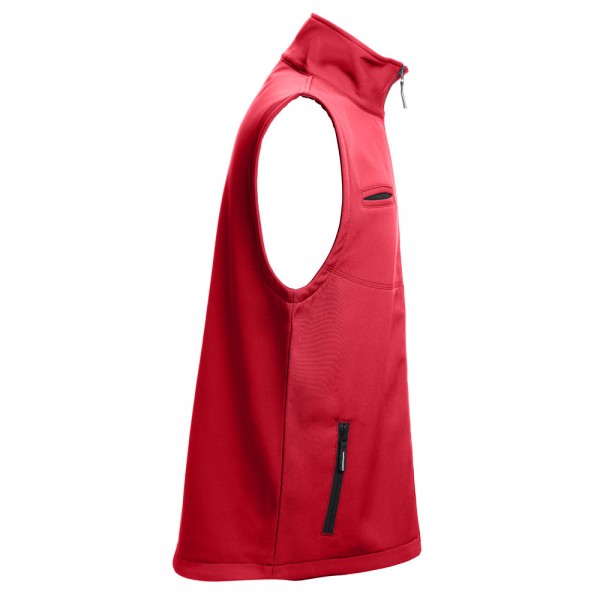 THC BAKU. Gilet softshell unisex - Rosso