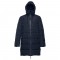 THC BRUSSELS. Parka trapuntato unisex - Blu scuro