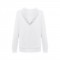 THC AMSTERDAM WOMEN WH. Felpa da donna con cappuccio e zip - Bianco