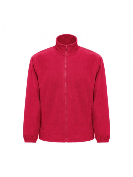 THC GAMA. Giacca in pile da uomo ad alta densità in poliestere - Rosso THC GAMA. Giacca in pile da uomo ad alta densità in poliestere - Rosso