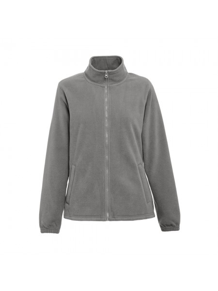 THC GAMA WOMEN. Giacca in pile da donna ad alta densità in poliestere - Grigio THC GAMA WOMEN. Giacca in pile da donna ad alta densità in poliestere - Grigio