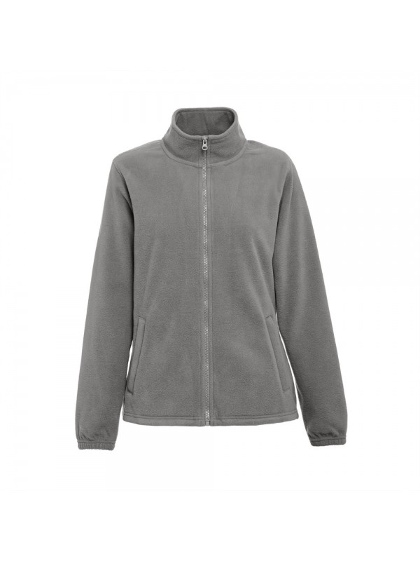 THC GAMA WOMEN. Giacca in pile da donna ad alta densità in poliestere - Grigio THC GAMA WOMEN. Giacca in pile da donna ad alta densità in poliestere - Grigio