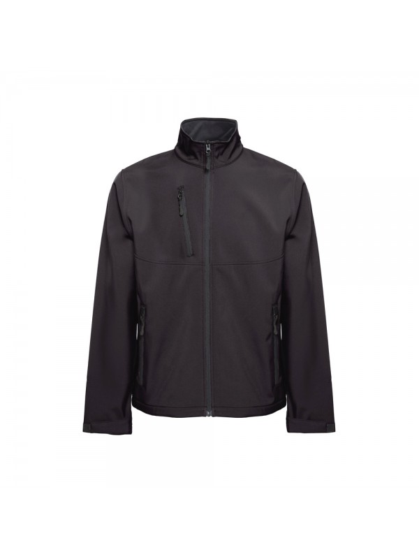 THC EANES. Giacca softshell (unisex) in poliestere ed elastan - Nero