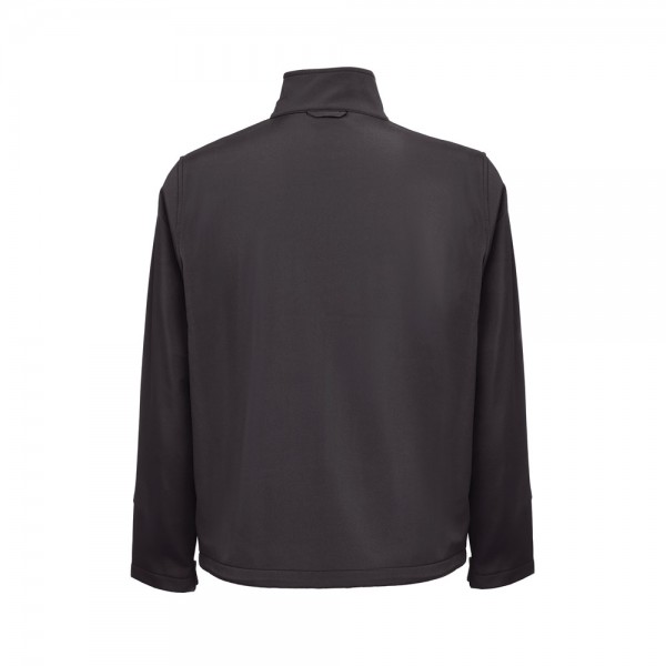 THC EANES. Giacca softshell (unisex) in poliestere ed elastan - Nero