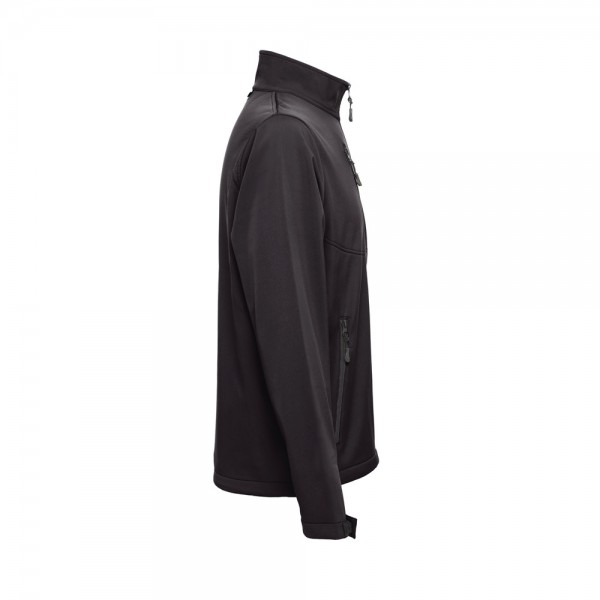 THC EANES. Giacca softshell (unisex) in poliestere ed elastan - Nero
