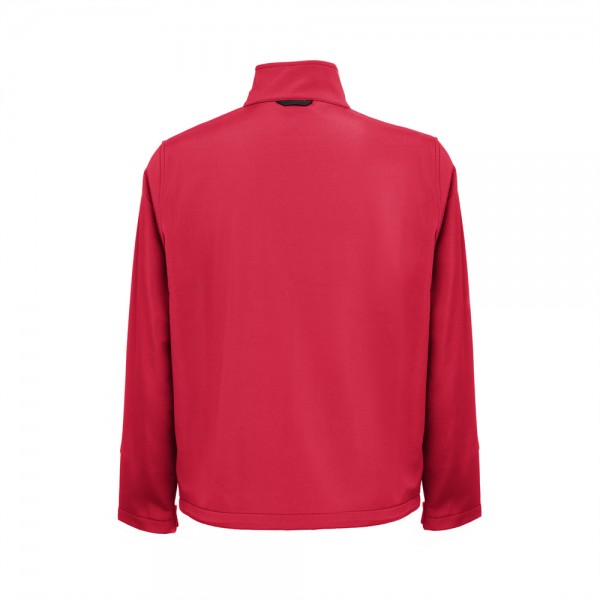 THC EANES. Giacca softshell (unisex) in poliestere ed elastan - Rosso