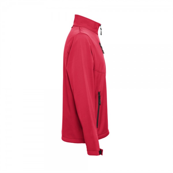 THC EANES. Giacca softshell (unisex) in poliestere ed elastan - Rosso