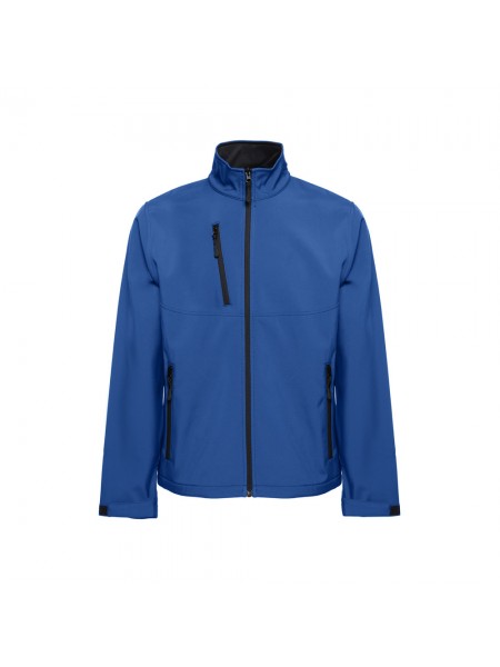 THC EANES. Giacca softshell (unisex) in poliestere ed elastan - Blu reale THC EANES. Giacca softshell (unisex) in poliestere ed elastan - Blu reale