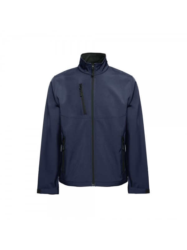 THC EANES. Giacca softshell (unisex) in poliestere ed elastan - Blu scuro