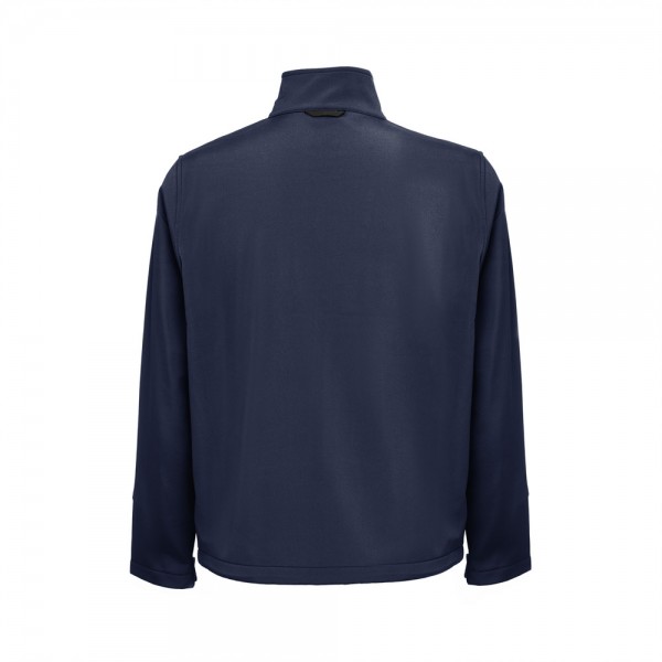 THC EANES. Giacca softshell (unisex) in poliestere ed elastan - Blu scuro