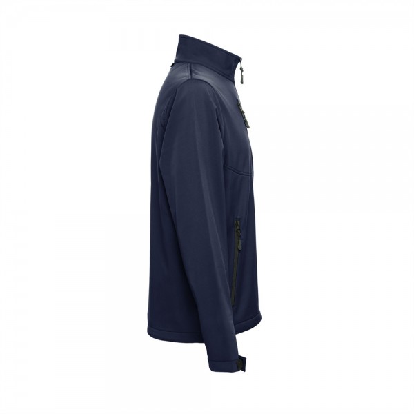THC EANES. Giacca softshell (unisex) in poliestere ed elastan - Blu scuro