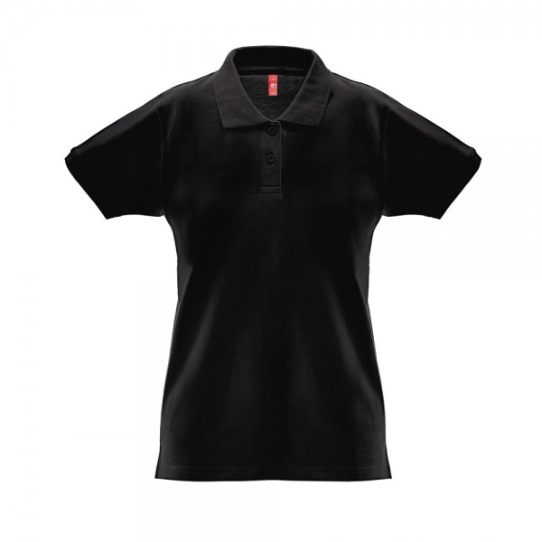 THC MONACO WOMEN. Polo da donna - Nero