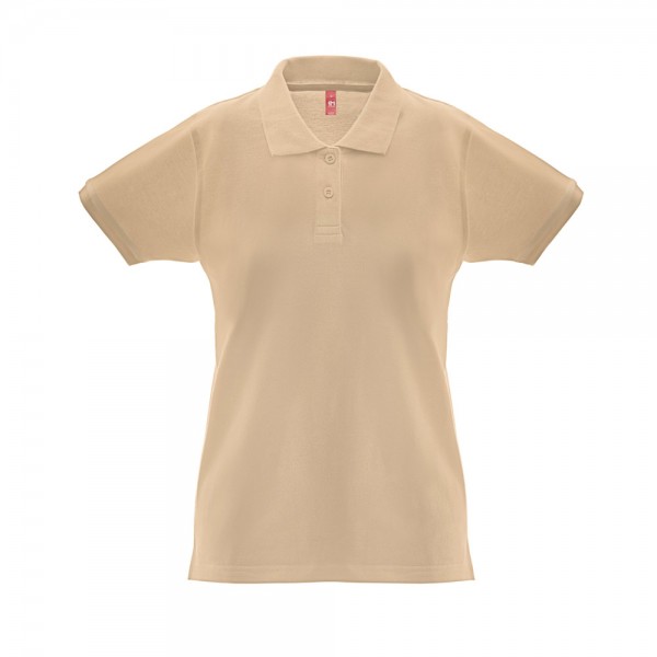 THC MONACO WOMEN. Polo da donna - Marrone chiaro