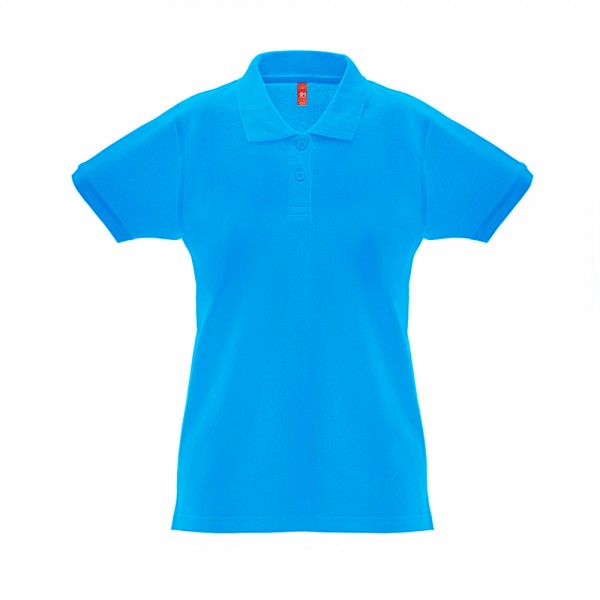 THC MONACO WOMEN. Polo da donna - Azzurro mare
