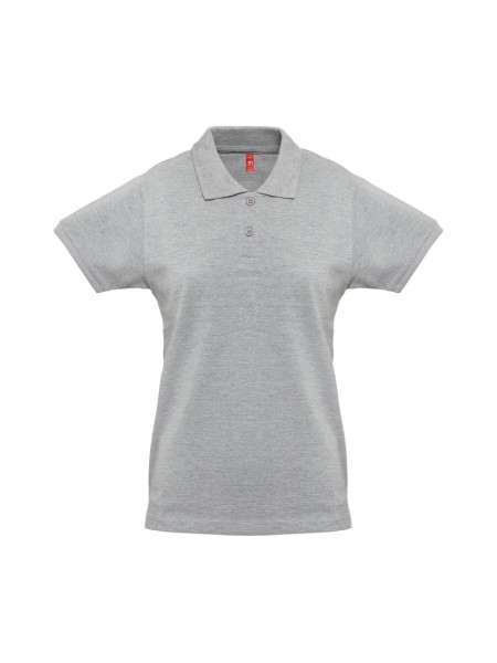 THC MONACO WOMEN. Polo da donna - Grigio chiaro mélange THC MONACO WOMEN. Polo da donna - Grigio chiaro mélange