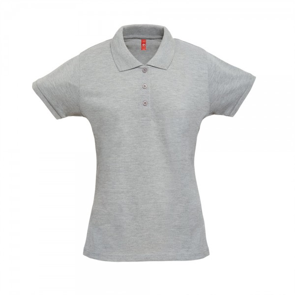 THC BERLIN WOMEN. Polo da donna - Grigio chiaro mélange