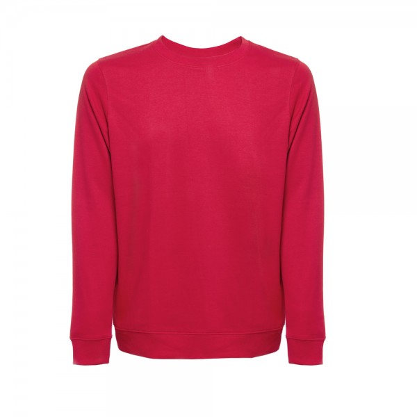 THC COLOMBO. Felpa (unisex) in spugna italiana non garzata - Rosso