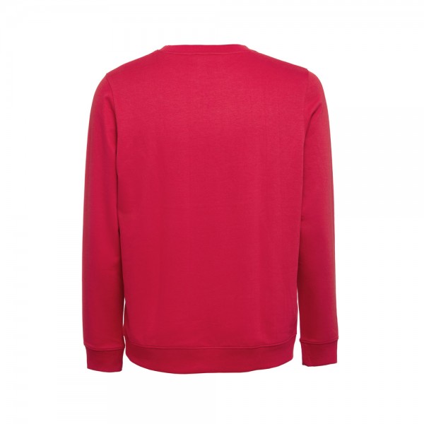 THC COLOMBO. Felpa (unisex) in spugna italiana non garzata - Rosso