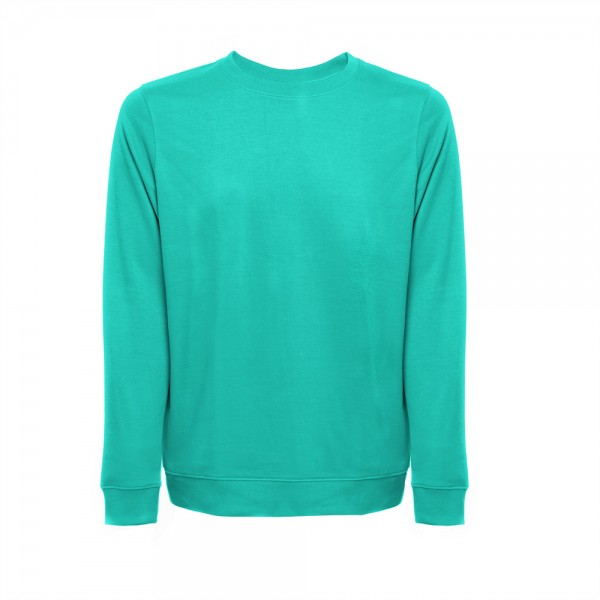 THC COLOMBO. Felpa (unisex) in spugna italiana non garzata - Verde turchese