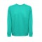 THC COLOMBO. Felpa (unisex) in spugna italiana non garzata - Verde turchese