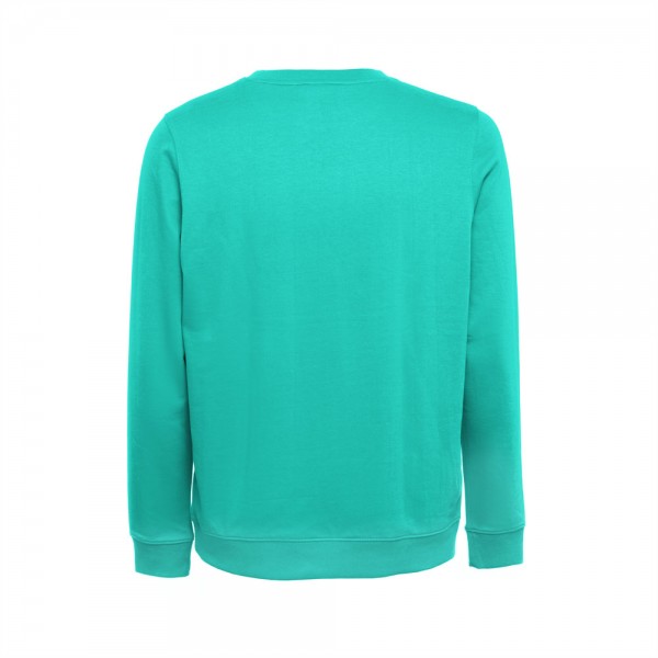 THC COLOMBO. Felpa (unisex) in spugna italiana non garzata - Verde turchese