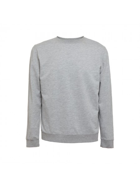 THC COLOMBO. Felpa (unisex) in spugna italiana non garzata - Grigio chiaro mélange THC COLOMBO. Felpa (unisex) in spugna italiana non garzata - Grigio chiaro mélange