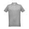 THC BERLIN 3XL. Polo da uomo - Grigio chiaro mélange