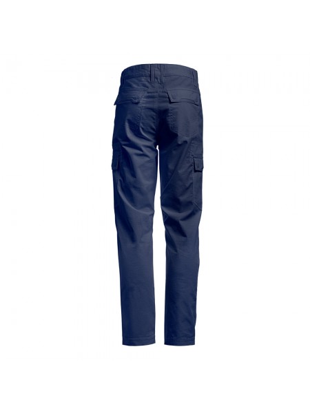 THC CARGO. Pantaloni da lavoro in poliestere e cotone - Blu scuro THC CARGO. Pantaloni da lavoro in poliestere e cotone - Blu scuro