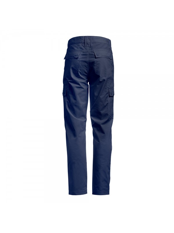 THC CARGO. Pantaloni da lavoro in poliestere e cotone - Blu scuro THC CARGO. Pantaloni da lavoro in poliestere e cotone - Blu scuro
