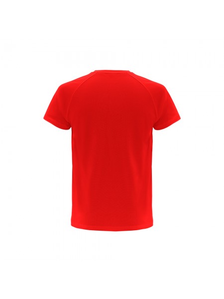THC MOVE. T-shirt tecnica a maniche corte in poliestere - Rosso THC MOVE. T-shirt tecnica a maniche corte in poliestere - Rosso