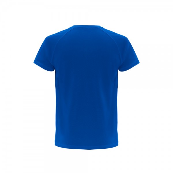 THC MOVE. T-shirt tecnica a maniche corte in poliestere - Blu reale