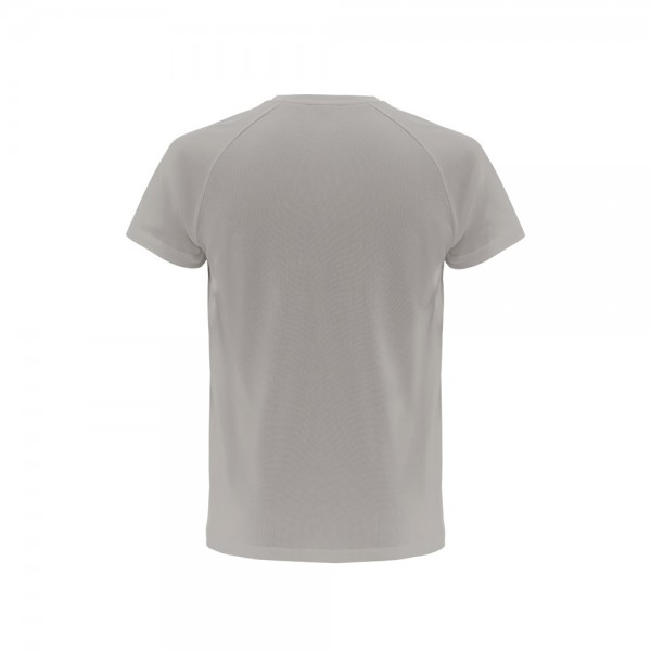 THC MOVE. T-shirt tecnica a maniche corte in poliestere - Grigio chiaro