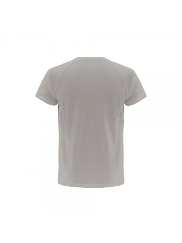 THC MOVE. T-shirt tecnica a maniche corte in poliestere - Grigio chiaro THC MOVE. T-shirt tecnica a maniche corte in poliestere - Grigio chiaro