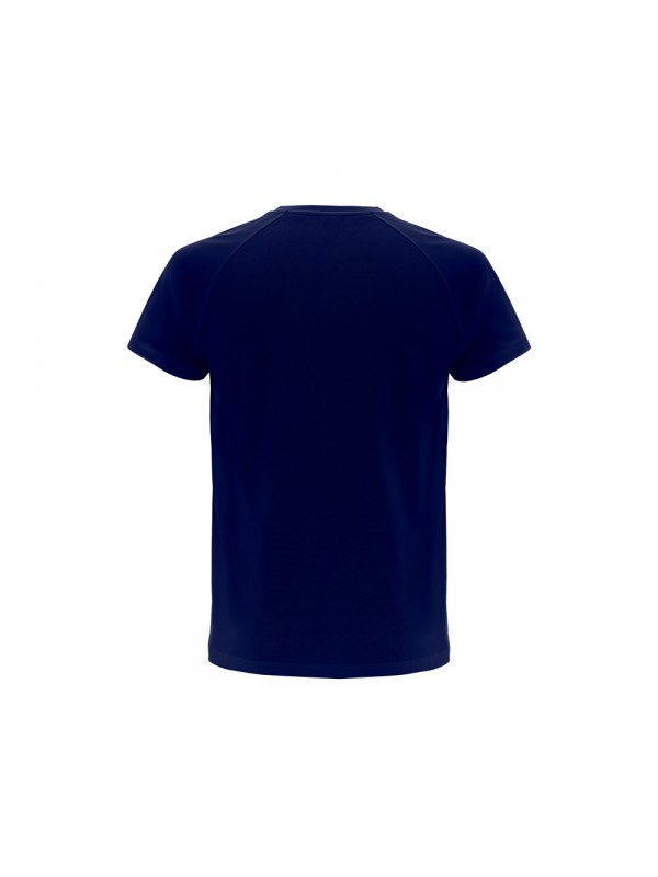 THC MOVE. T-shirt tecnica a maniche corte in poliestere - Blu scuro THC MOVE. T-shirt tecnica a maniche corte in poliestere - Blu scuro