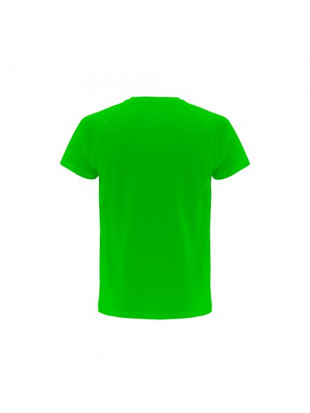 THC MOVE. T-shirt tecnica a maniche corte in poliestere - Lime THC MOVE. T-shirt tecnica a maniche corte in poliestere - Lime