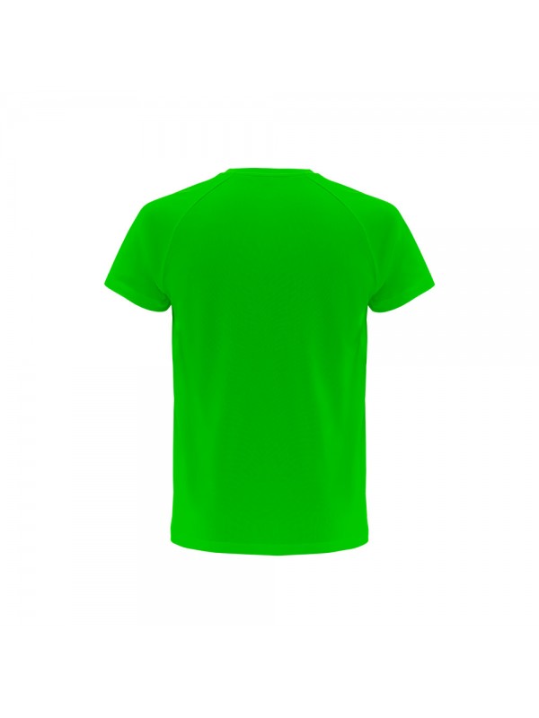 THC MOVE. T-shirt tecnica a maniche corte in poliestere - Lime THC MOVE. T-shirt tecnica a maniche corte in poliestere - Lime