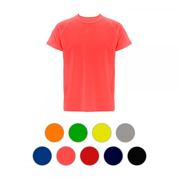 THC MOVE. T-shirt tecnica a maniche corte in poliestere - Arancione hexachrome