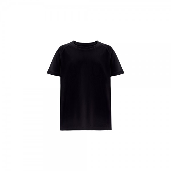 THC MOVE KIDS. T-shirt tecnica da bambino a maniche corte in poliestere - Nero