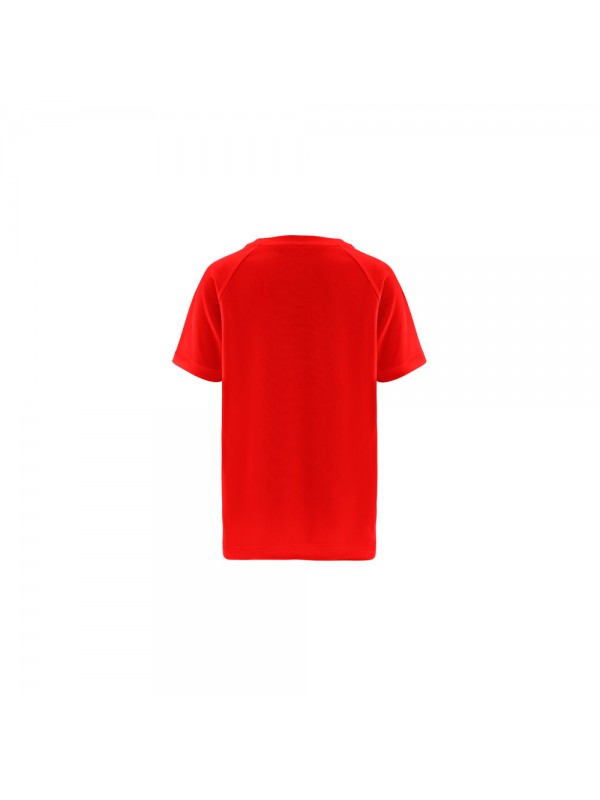 THC MOVE KIDS. T-shirt tecnica da bambino a maniche corte in poliestere - Rosso THC MOVE KIDS. T-shirt tecnica da bambino a maniche corte in poliestere - Rosso