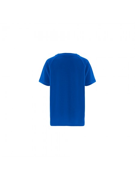 THC MOVE KIDS. T-shirt tecnica da bambino a maniche corte in poliestere - Blu reale