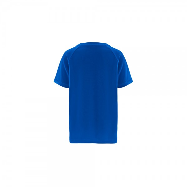 THC MOVE KIDS. T-shirt tecnica da bambino a maniche corte in poliestere - Blu reale