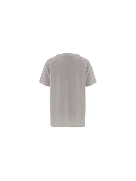 THC MOVE KIDS. T-shirt tecnica da bambino a maniche corte in poliestere - Grigio chiaro