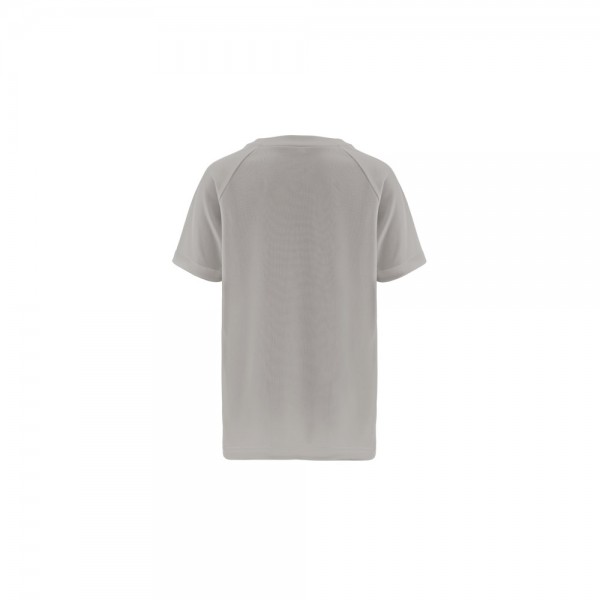 THC MOVE KIDS. T-shirt tecnica da bambino a maniche corte in poliestere - Grigio chiaro