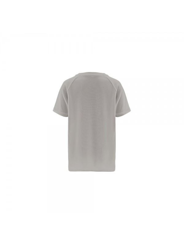THC MOVE KIDS. T-shirt tecnica da bambino a maniche corte in poliestere - Grigio chiaro THC MOVE KIDS. T-shirt tecnica da bambino a maniche corte in poliestere - Grigio chiaro